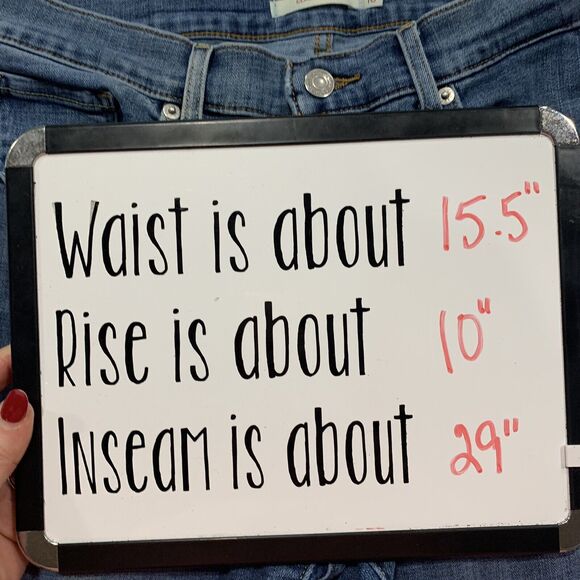 Levi’s Size 10 Classic Boot Cut Jeans Mid Rise Flat Stretch Denim Blue Women’s - Picture 12 of 12